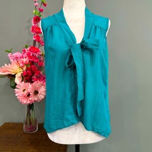 UK2LA Tie Up Button Down Sleeveless